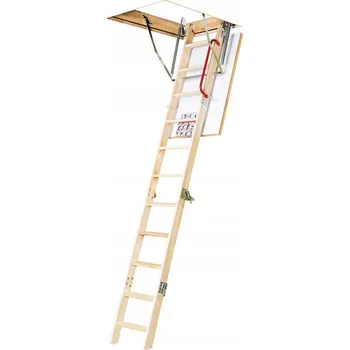 Schodiště Půdní schody dřevěné FAKRO 58 x 98,4 cm maximální výška 280 cm