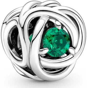 Šperk PANDORA přívěsek Královsky zelený kruh věčnosti
