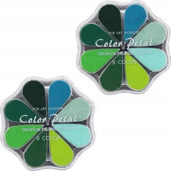 Dětské razítko Razítka pro děti - razítka ve tvaru vloček, 8 barev, 2 ks