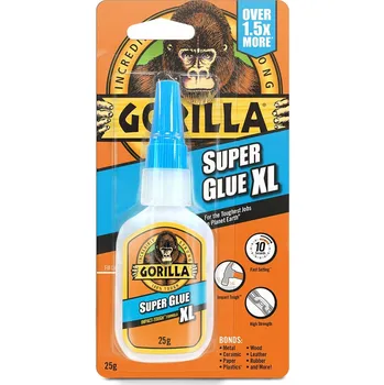 Průmyslové lepidlo GORILLA Rychlé Lepidlo Extra Silné SLEPÍ VŠE - XL Balení 25g