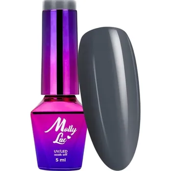 Lak na nehty Hybridní lak barevný lak Molly Lac Colourful 5 ml
