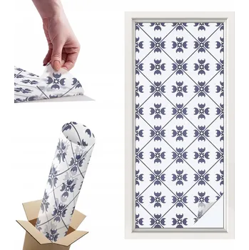 Okenní dekorace Fólie mléčná hotová 116 x 50 cm