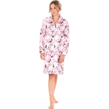 Dámský župan dámský župan Toya pink se zipem XL