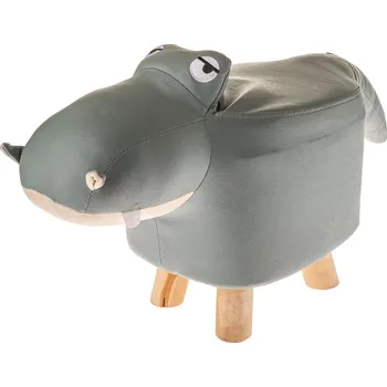 Taburet Omyvatelná stolička/taburet Hroch, 50 x 28 x 24 cm, šedá