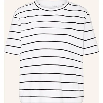 Dámské tričko Selected Femme Dámské Tričko, bílá / černá, 34