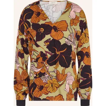 Dámská halenka Cartoon Dámská Blůza, světle zelená / hnědá / oranžová, 44