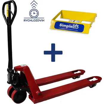 Paletový vozík Paletový vozík s rychlozdvihem NF25NLQ se zarážkou