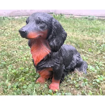 Zahradní dekorace Prodex Import Pes sedící jezevčík