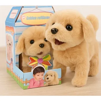 plyšák MalPlay Plyšový pejsek na baterie Golden Retriver