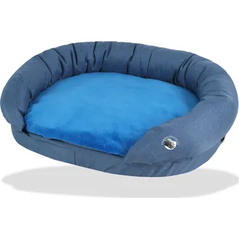 Pelíšek pro psa Pelíšek pro psa Fantastic Elegance s polštářem O´lala Pets Modrý Velikost: 86 x 65 cm