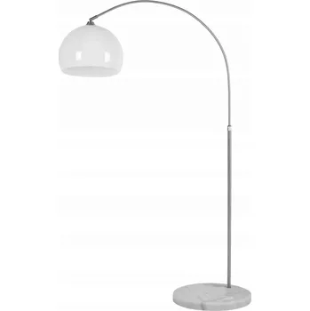 Stojací lampa Stojací lampa Wideshop nastavitelná bílo-stříbrná 146-220 cm patice E27 40 W