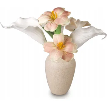 umělá květina Umělé Květy Kytice Dekorace Tulipán Kala Růžová váza 33 cm Domů