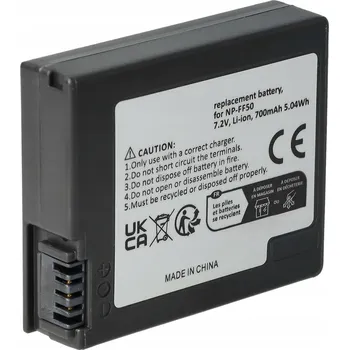 Baterie akumulátor NP-FF50 / NP-FF51 pro kamery Sony 700 mAh Li-Ion