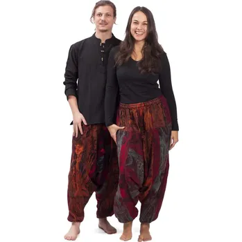 Dámské kalhoty Teplé harémové kalhoty / Sultánky JUNGLE I.