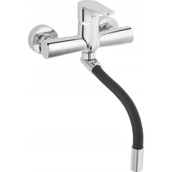 Vodovodní baterie Kuchyňská nástěnná baterie Ferro Cordoba, stříbrná