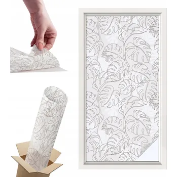 Okenní dekorace Fólie mléčná hotová 100 x 50 cm