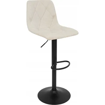 Barová židle Barová Židle Meble Moskała černý, odstíny béžové 90 cm látka