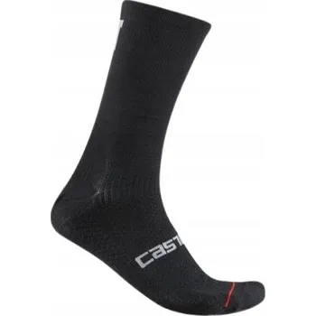 Pánské ponožky Ponožky Castelli Como 20 Thermal černé XXL