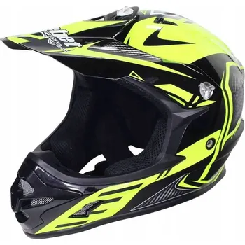 Helma na motorku PŘILBA SAFEBET HF-115 ČERNÁ Q206 S (ECE)