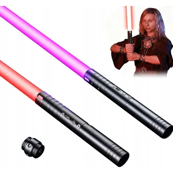 STAR WARS HRAČKA KOVOVÝ DRŽÁK SVĚTELNÝ MEČ SVÍTÍCÍ SE ZVUKEM 20 BAREV