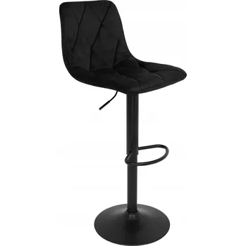 Barová židle Barová Židle Meble Moskała , černá, látka 90 cm