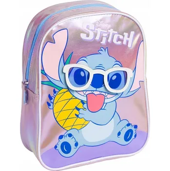 Dětský batoh Růžový předškolní Batoh Disney Stitch do školy, školky, na výlet