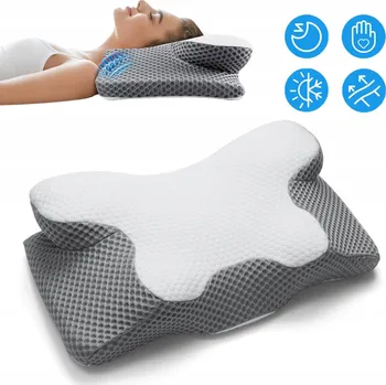 Polštář ORTOPEDICKÝ POLŠTÁŘ PRO SPANÍ NA BOKU A BŘICHU POLŠTÁŘ KRČNÍ 60 X 34 CM