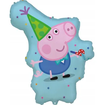 Balónek Fóliový balónek Prasátko Peppa - George, 65x85 cm