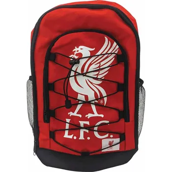 Městský batoh Liverpool FC Batoh Liverpool FC, červený, bungee šněrování, 2 hlavní kapsy