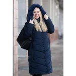SKORP Zimní kabát s kožíškem TYSON MAXI [HH2405 TO] Barva: Tmavě modrá, Velikost: 7XL