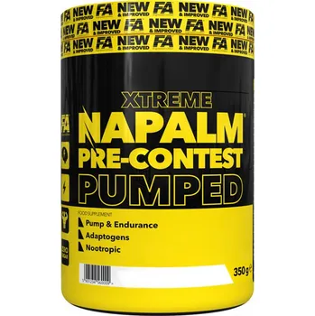 Anabolizér FA - Fitness Authority Energizer před tréninkem - Xtreme Napalm Pre-Contest Pumped (350 g, Třešeň a citron)