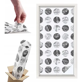 Okenní dekorace Fólie mléčná hotová 100 x 50 cm