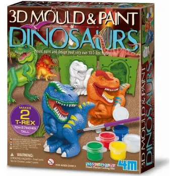 4M Výroba a malování, 3D dinosauři