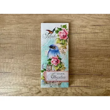 Čokoláda Masha Ptáček Hořká čokoláda 100g