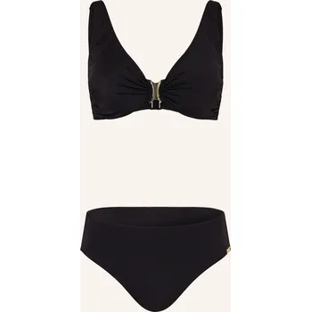 Dámské plavky Charmline Dámská Bralette Bikiny Essential Classics, černá, 44B