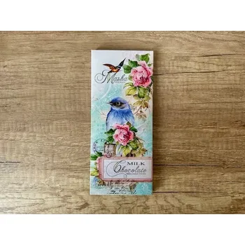 Čokoláda Masha Ptáček Mléčná čokoláda 100g