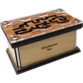 Hlavolam Minotaurus Box – dřevěný trikový hlavolam
