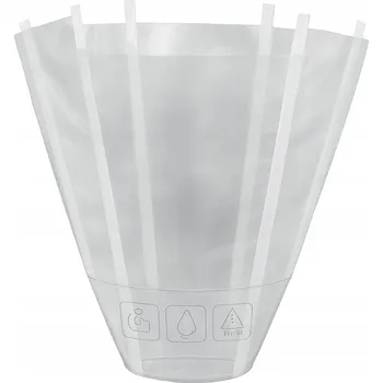 Váza Štíhlá plastová váza na přepravu květin 195x105 mm