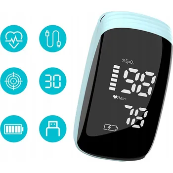 Bezpečnostní kamera PULZNÍ OXYMETR NA PRST NABÍJECÍ PŘESNÉ MĚŘENÍ SPO2 MĚŘENÍ TEPU SPORT DOMÁCNOST