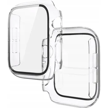 Pouzdro na mobilní telefon Pouzdro s vestavěným sklem Bizon pro Apple Watch SE 3/SE 2/SE/6/5/4 (44 mm)