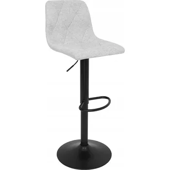 Barová židle Barová Židle Meble Moskała černý, šedý 90 cm látka