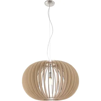 Eglo 95042 - Lustr na lanku STELLATO 1xE27/60W/230V pr. 70 cm béžová