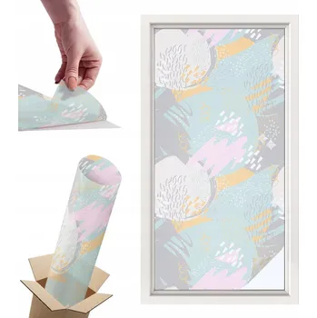 Okenní dekorace Fólie mléčná hotová 100 x 50 cm