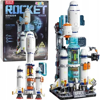 ostatní stavebnice LEAN Toys Stavebnice Vesmírná stanice 815 dílků