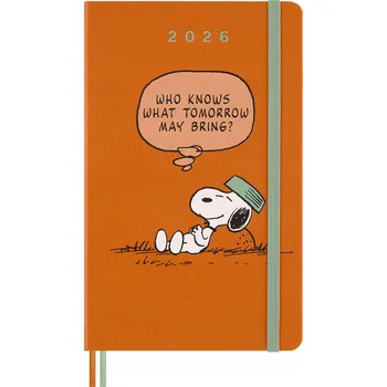 Kalendář Knižní kalendář 2026 A5 Moleskine oranžový