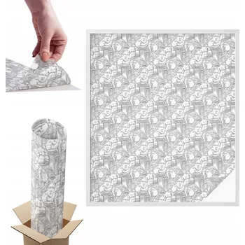 Okenní dekorace Fólie mléčná hotová 116 x 100 cm