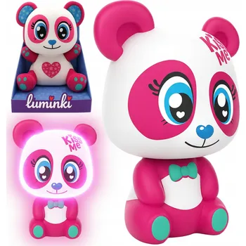 Dětské svítidlo Luminki dětská panda na mazlení SVÍTÍ pandě Bella noční lampa