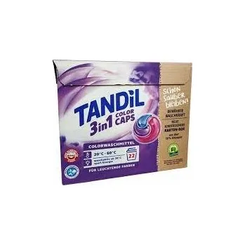 Kapsle na praní Tandil prací kapsle na barevné prádlo 3v1, 22 ks (Německá kvalita)