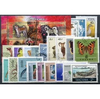 Poštovní známka TGW.cz Sestava známek - FAUNA 25 ks