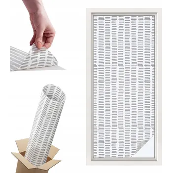 Okenní dekorace Fólie mléčná hotová 116 x 50 cm